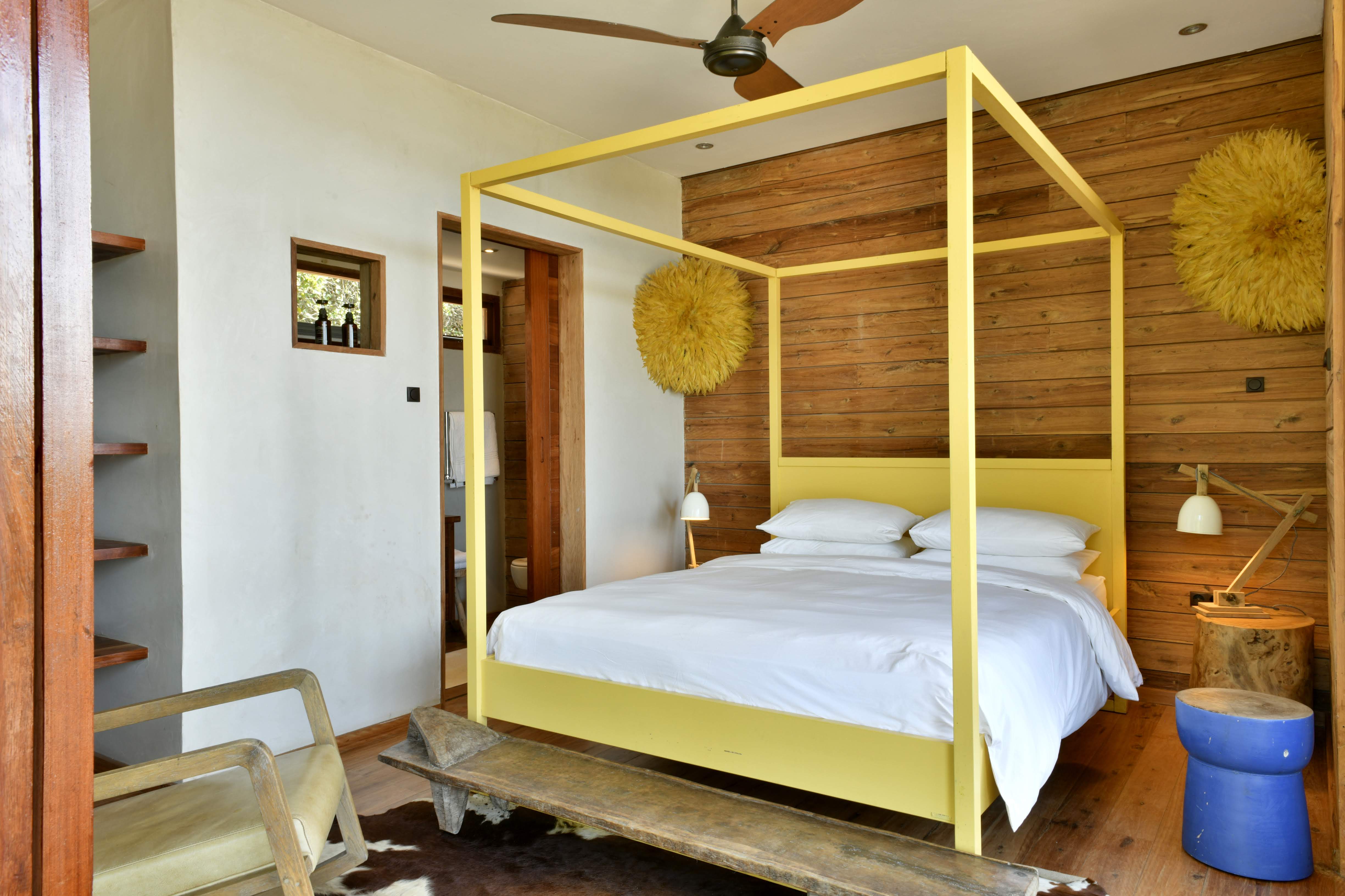 Beach house master bedroom